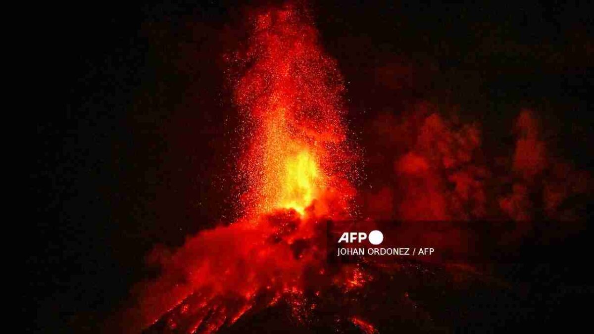 Alerta por el Volcán de Fuego.
