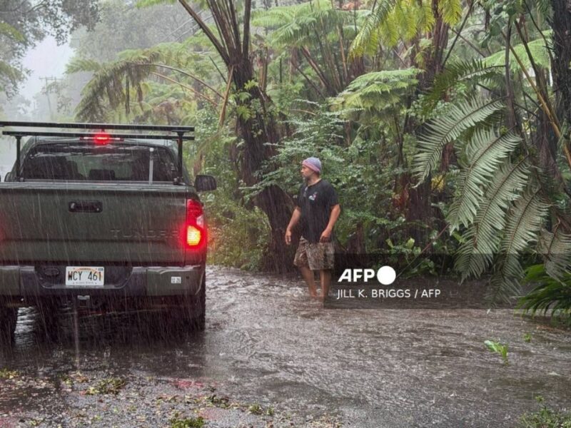 Alerta en Hawái por el huracán Lala: más de 20 mil personas sin luz e inundaciones mortales