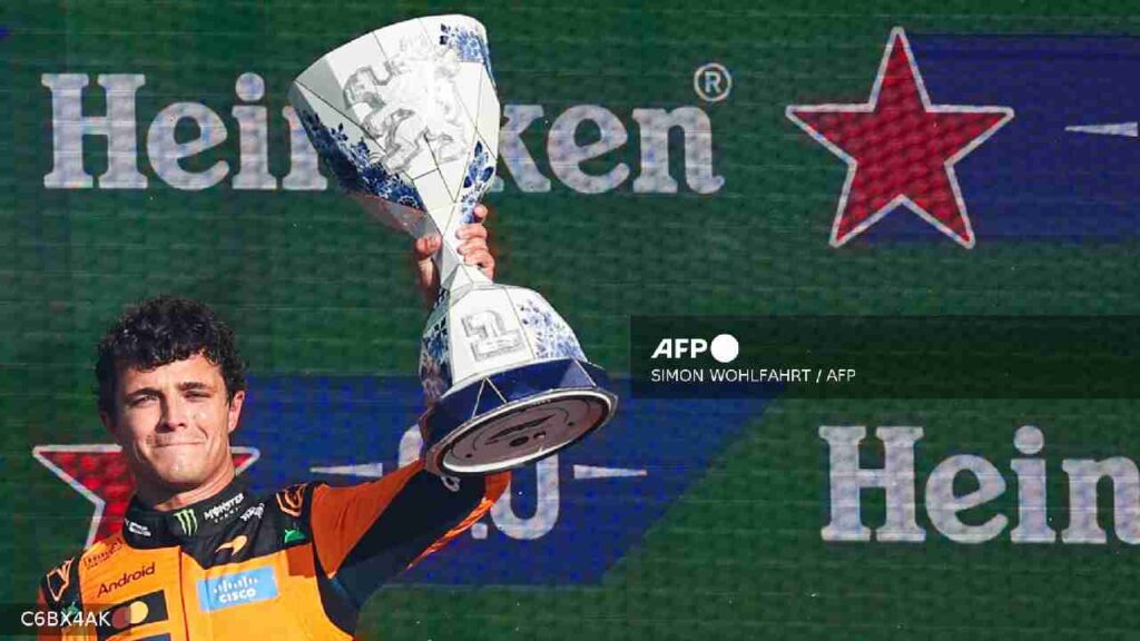 Lando Norris domina en Países Bajos mientras Verstappen queda fuera tras un accidente