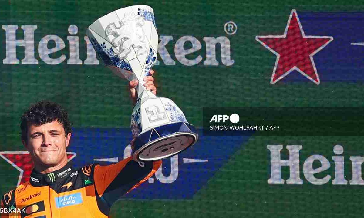 Lando Norris ganó.