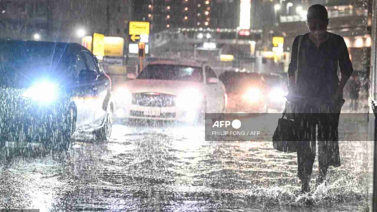 Lluvias torrenciales en Japón.