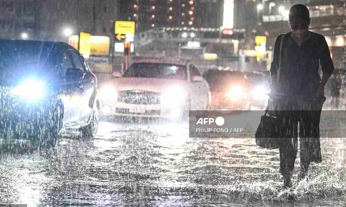 Lluvias torrenciales en Japón.