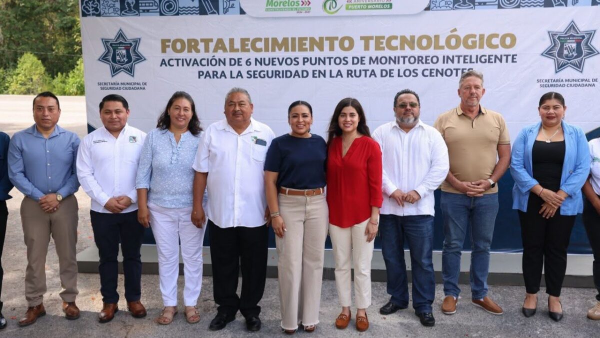 Puerto Morelos amplía su red de videovigilancia en Central Vallarta
