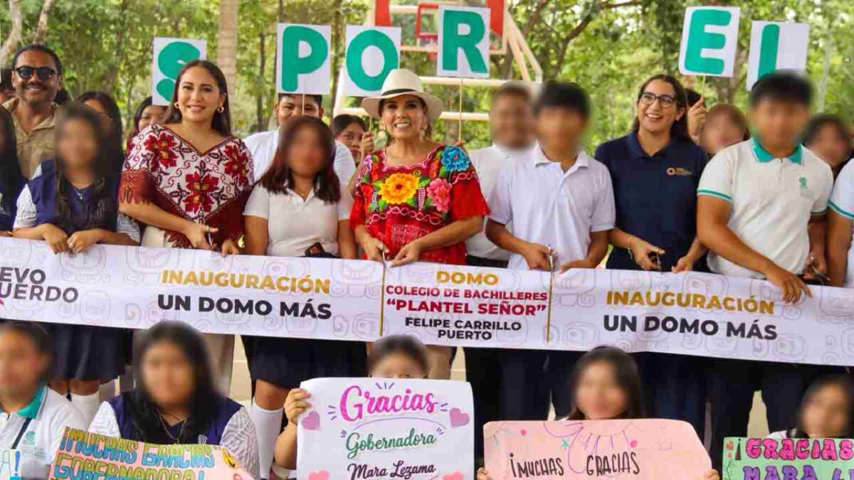 Mara Lezama entregó otro domo.