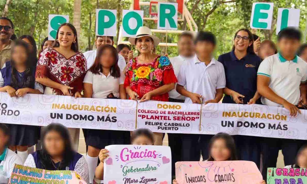 Mara Lezama entregó otro domo.