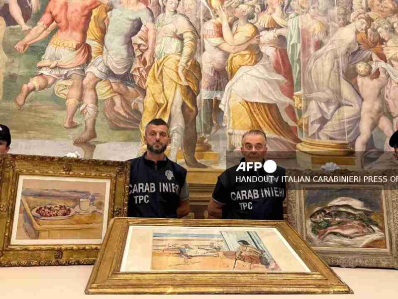 Renoir y otras obras maestras regresan tras millonario robo en Italia
