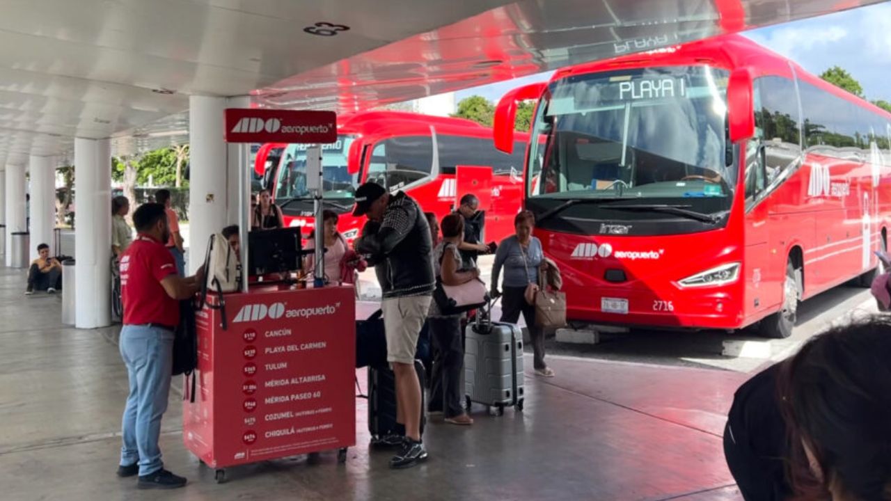 Repatriados desde el Aeropuerto de Tulum activan ADO