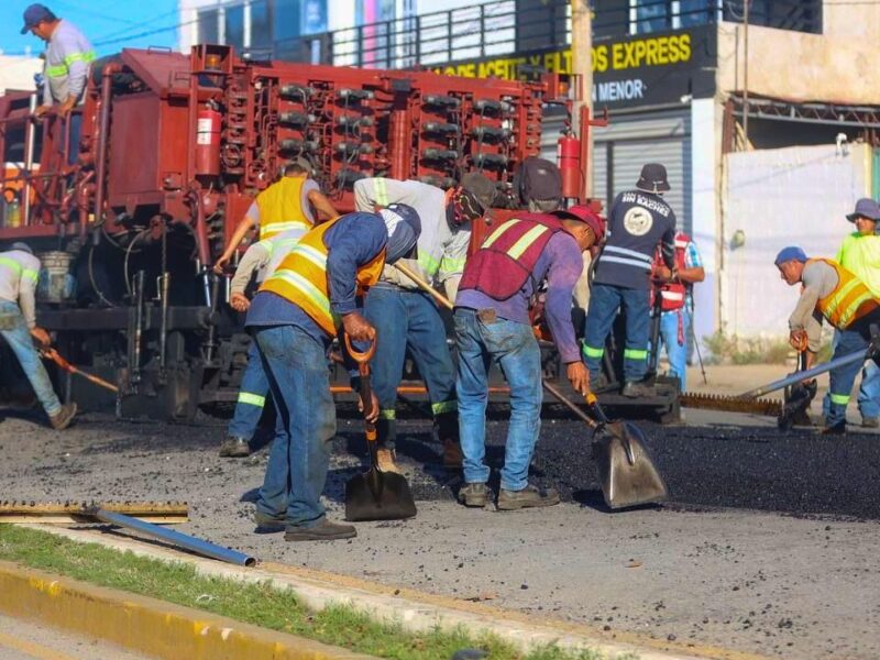 Sumarán segundo "Dragón" para repavimentación en las avenidas Huayacán y 135 de Cancún