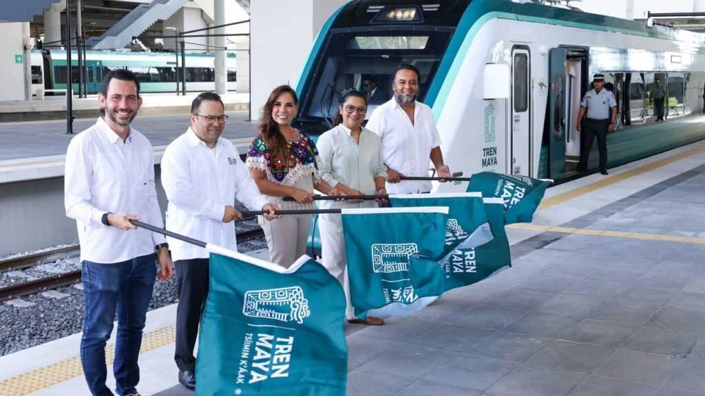 Relanzan ruta comercial del Tren Maya Cancún-Playa del Carmen