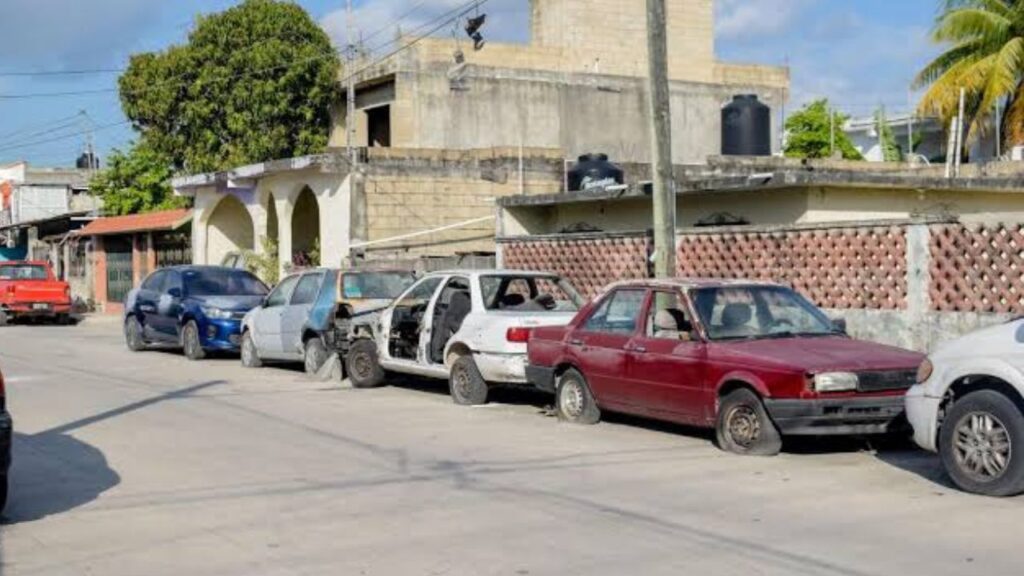 Vehículos abandonados en Cancún: 20% han sido retirados