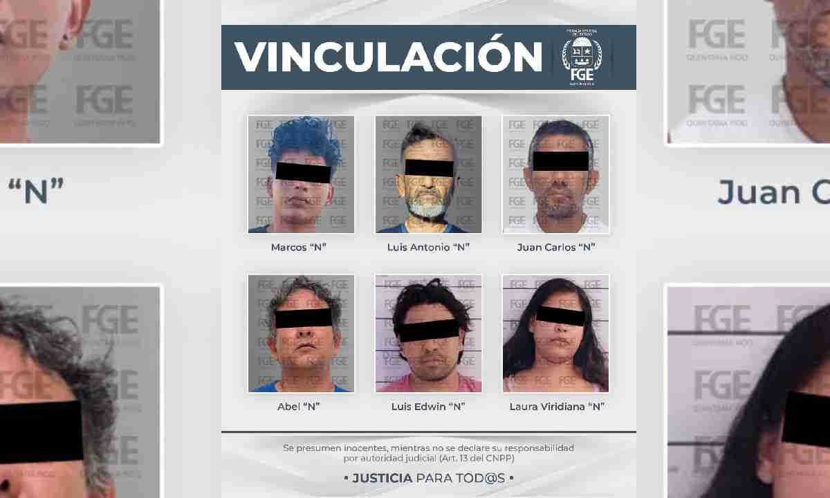 Vinculación a proceso a 6 por narcomenudeo.