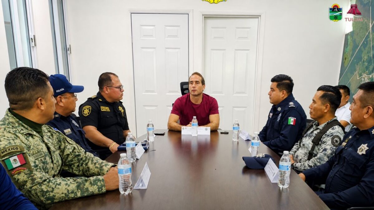 Seguridad Tulum: Refuerzan estrategia interinstitucional