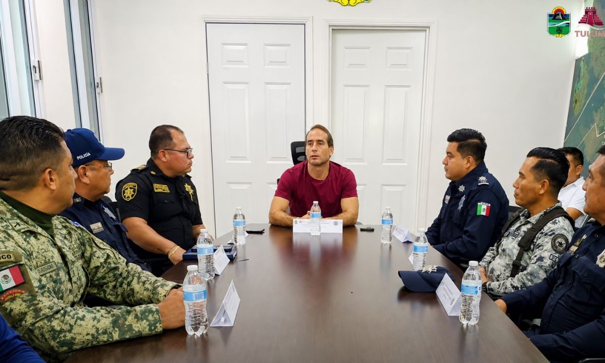 Seguridad Tulum: Refuerzan estrategia interinstitucional