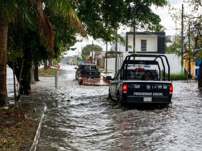 Alertan riesgo de enfermedades por lluvias en Quintana Roo