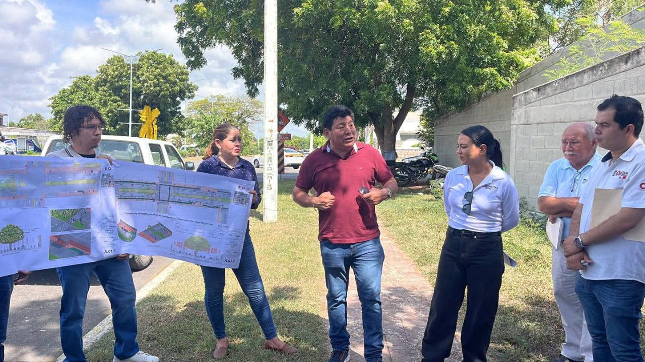 Remodelación de la avenida Insurgentes Chetumal