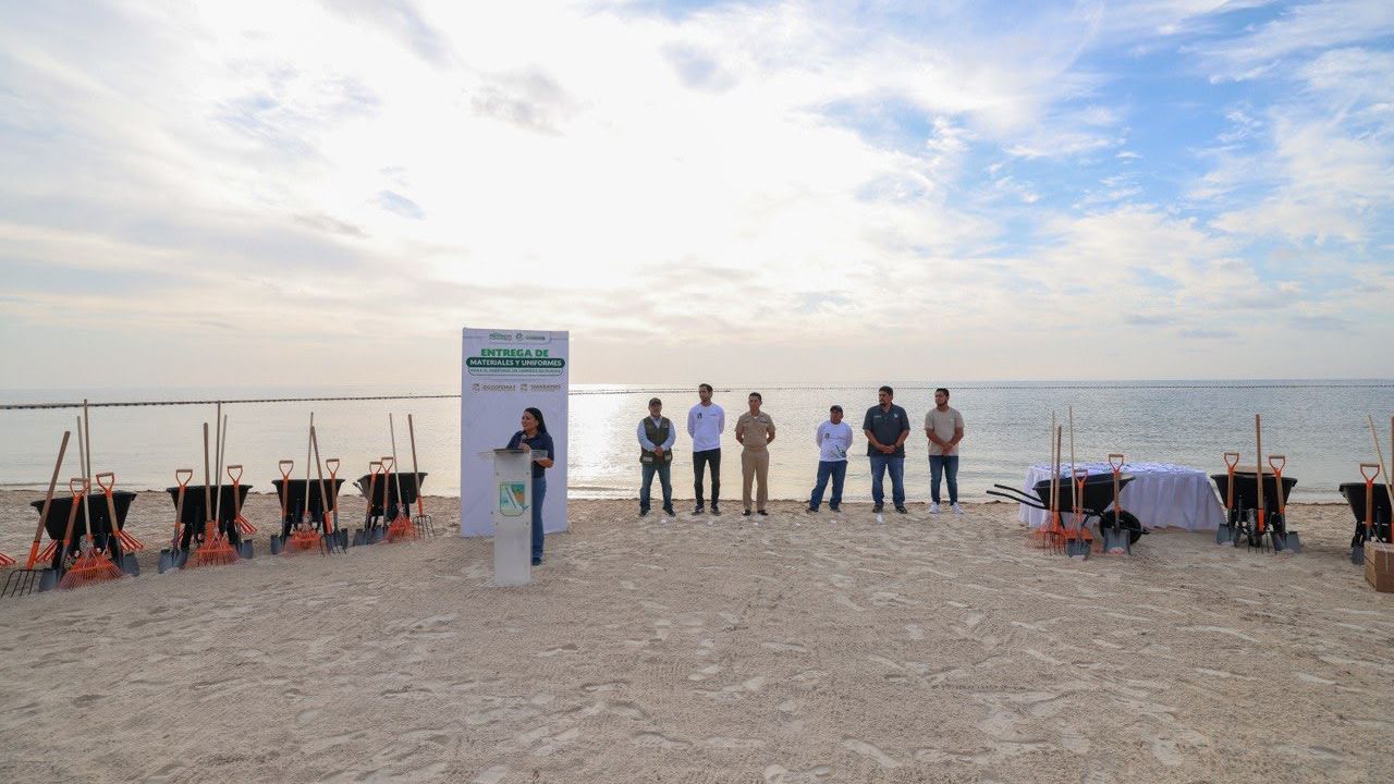 Equipan brigadas para combatir sargazo en Puerto Morelos