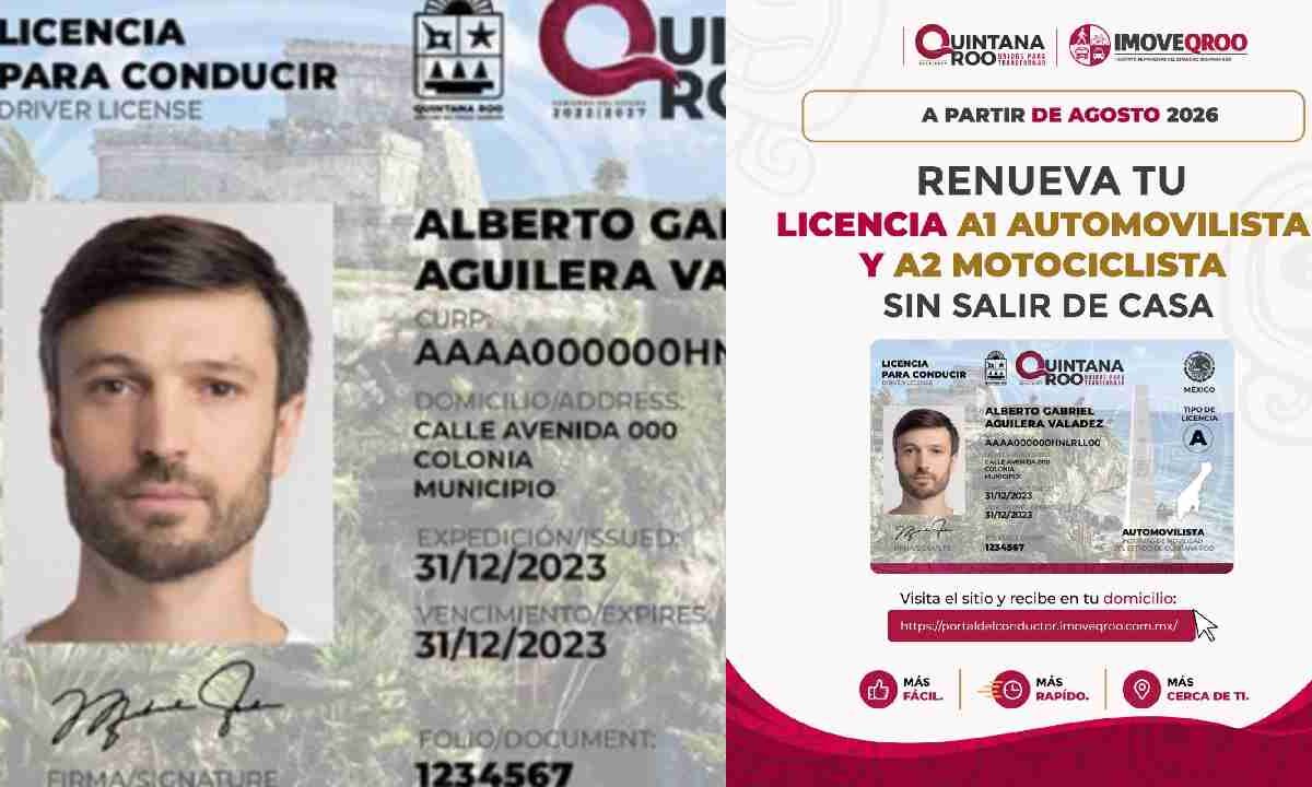 Puedes tramitar la licencia en línea.