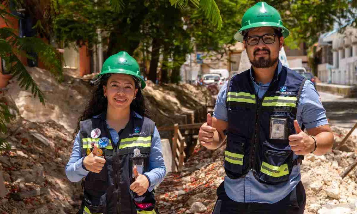 Aguakan trabaja incansablemente.