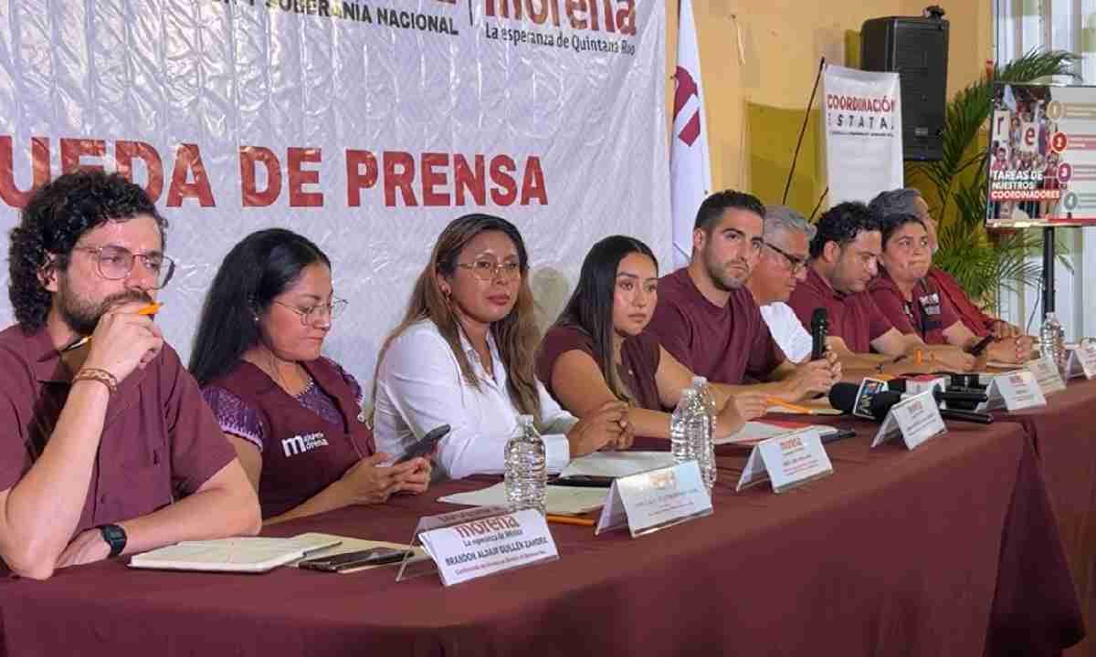 Morena Quintana Roo arropa a Gino Segura.