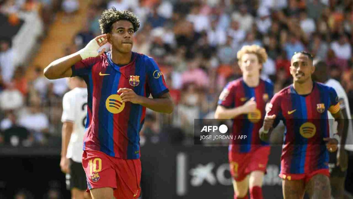 Goleada del Barcelona a Valencia.