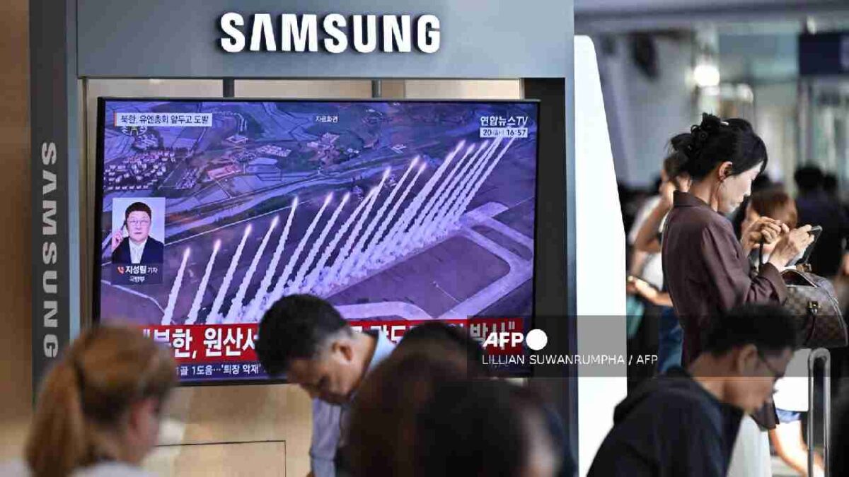 Corea del Norte sigue con sus pruebas de misiles.