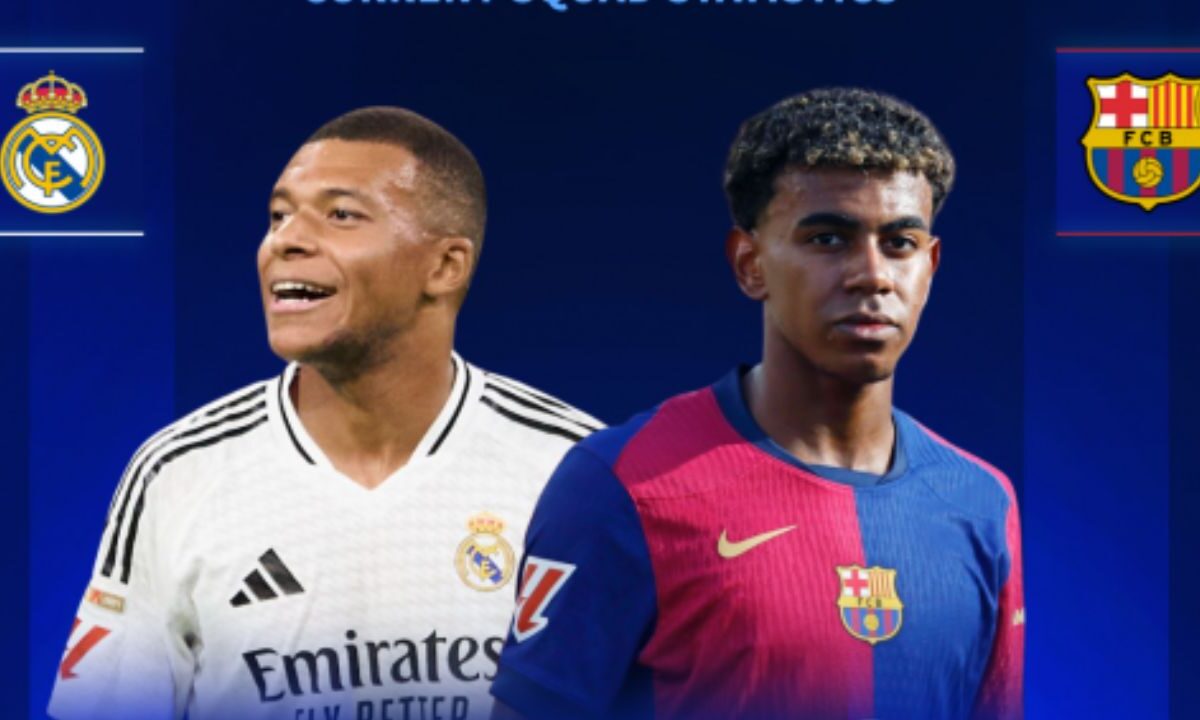 Posiciones de FC Barcelona contra Real Madrid