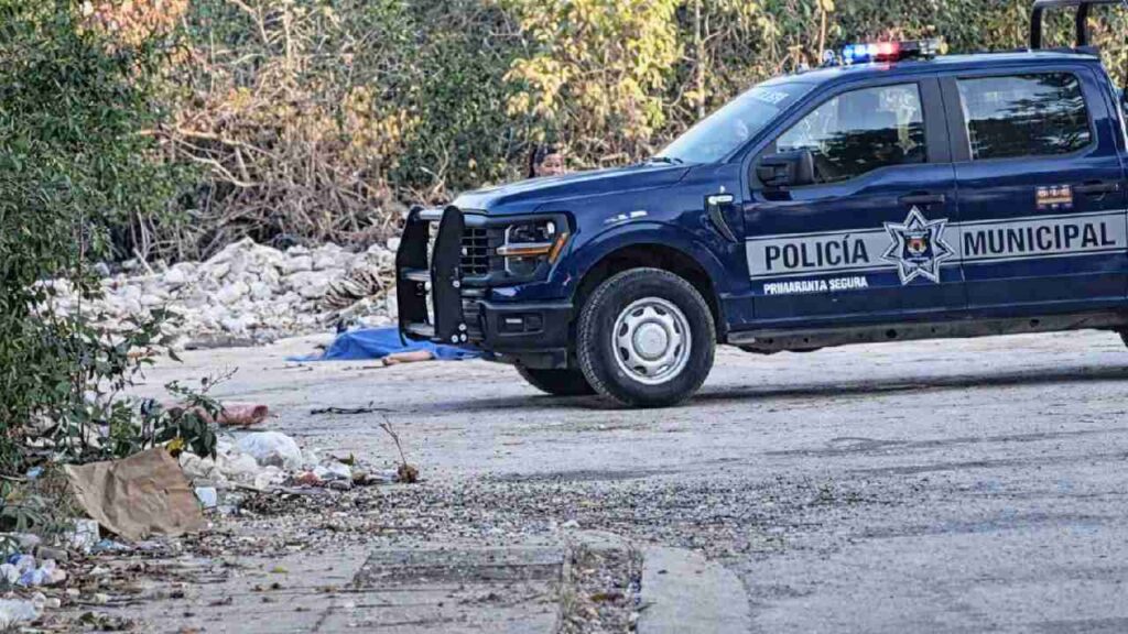 Hallan cadáver en Cancún.