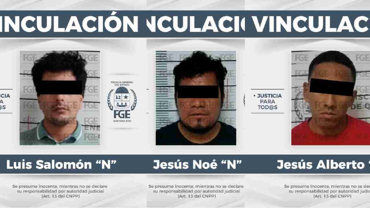 Jueces de control vinculan a proceso a tres personas.