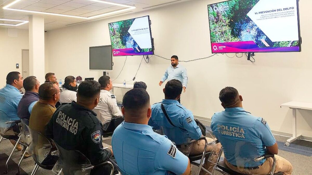 Fortalecen la Policía Turística de Quintana Roo con capacitación