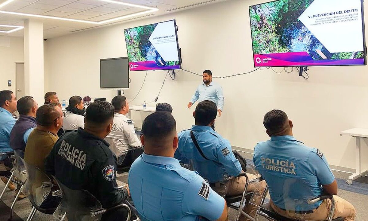 Fortalecen la Policía Turística de Quintana Roo con capacitación