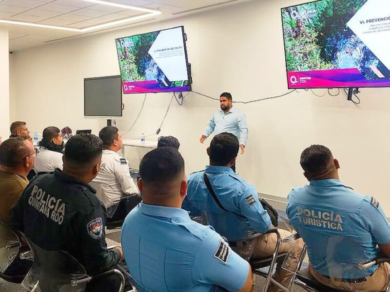 Fortalecen la Policía Turística de Quintana Roo con diplomados y maestrías