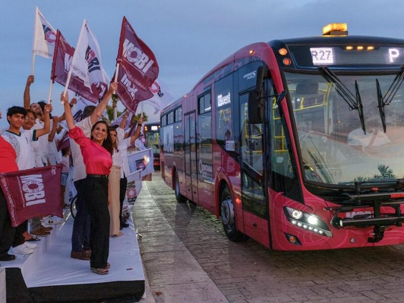¡Ya está en marcha!, la Ruta 27 Puente Nichupté en Cancún con el sistema Mobi