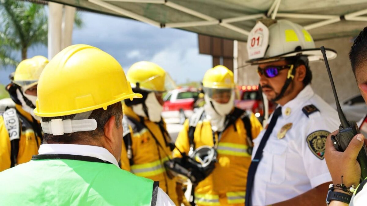 Simulacro Nacional 2026 Puerto Morelos: evacúan a 380 personas