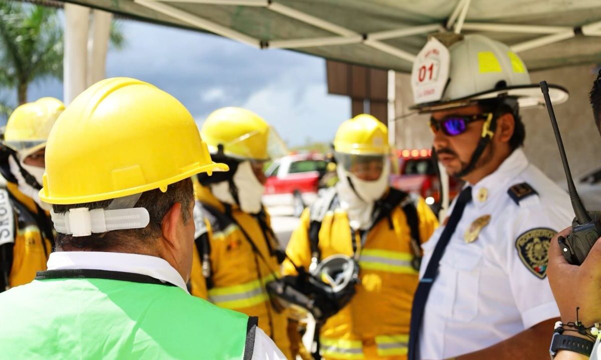 Simulacro Nacional 2026 Puerto Morelos: evacúan a 380 personas