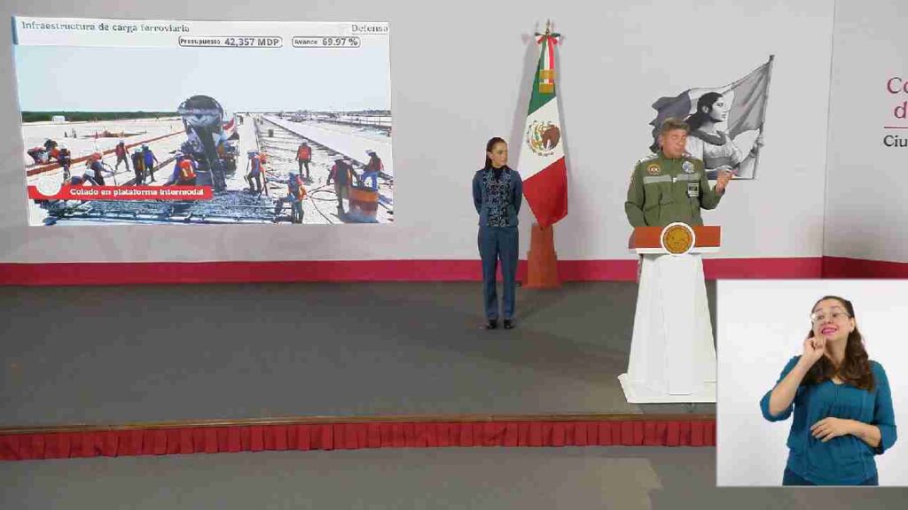 Avanzan trabajos del Tren Maya de carga.