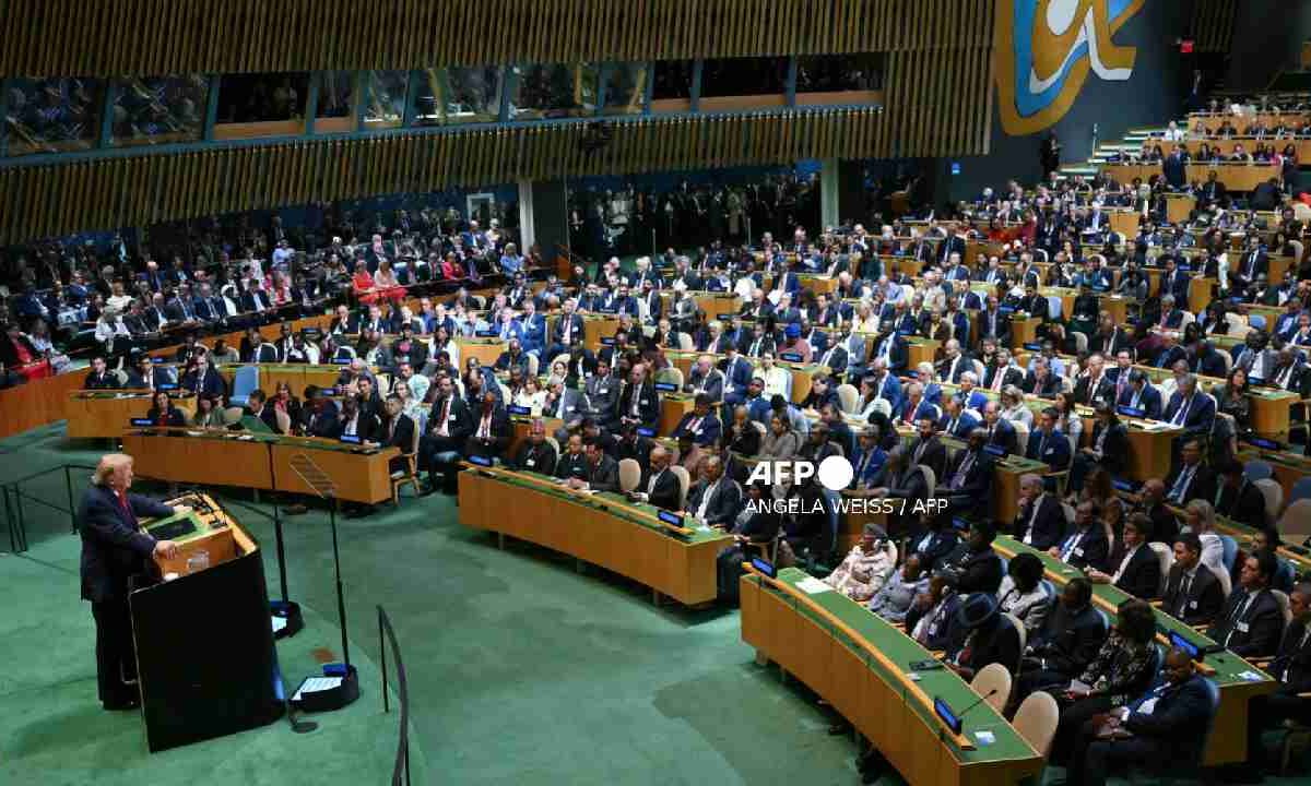 Donald Trump digirió un mensaje ante la ONU.