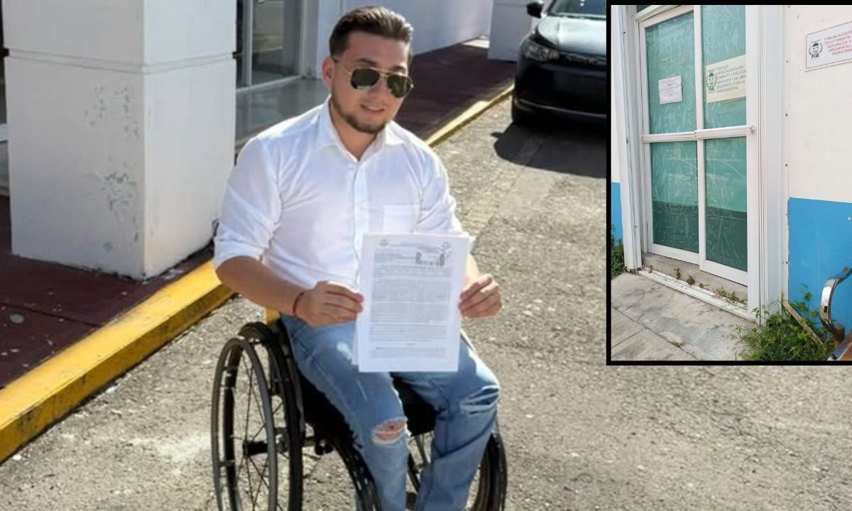 Exigen accesibilidad universal en el edificio de la FGE en Chetumal