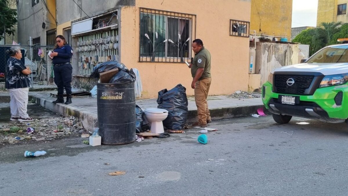 Multas por tirar basura en Cancún bajan a un caso quincenal