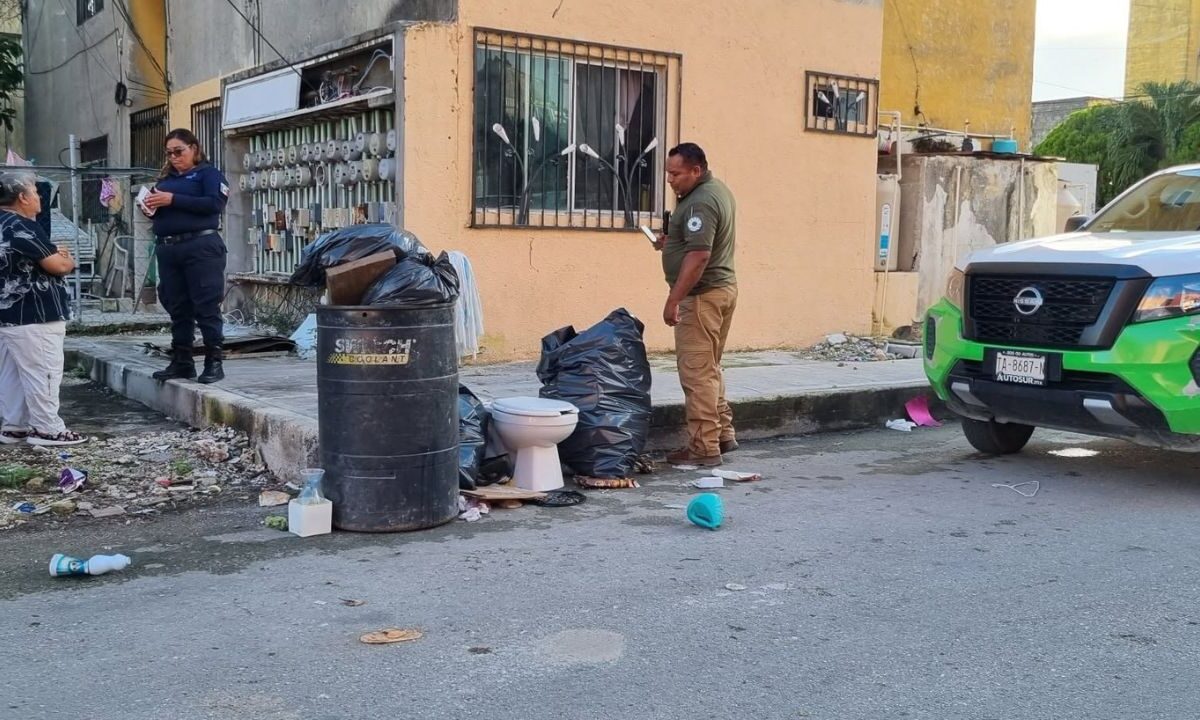 Multas por tirar basura en Cancún bajan a un caso quincenal