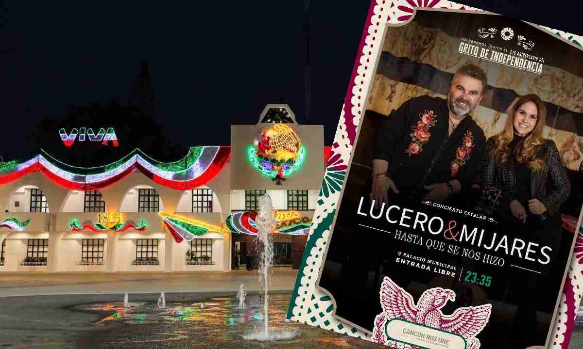 Todo listo para las fiestas de este 15 de septiembre en Cancún.