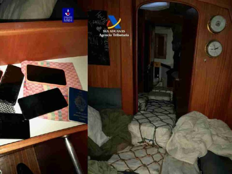 ¡Golpe monumental! Aseguran más de 2 toneladas de cocaína en un velero frente a la costa española