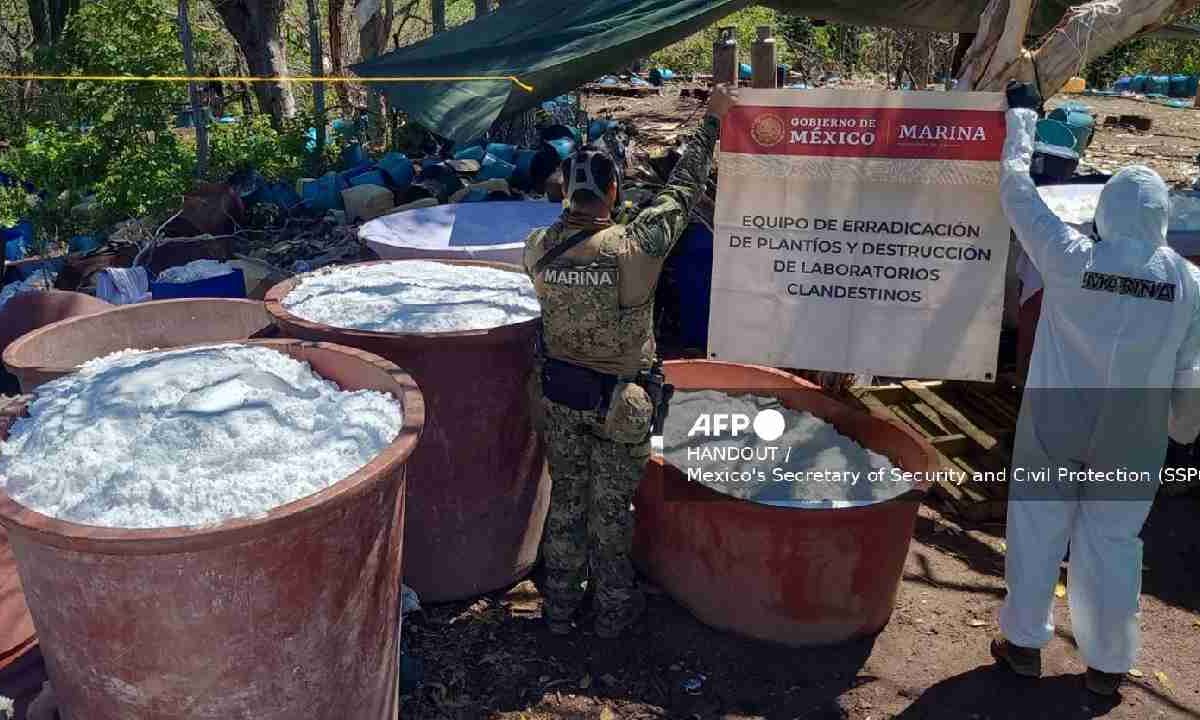 Droga incautada en Sinaloa.